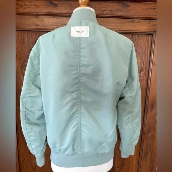Rag & Bone Manstone Bomber Jacket sage green